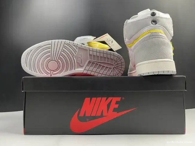 Rep CW6576-100 Switch Smoke Air Jordan High 1 Light 0503